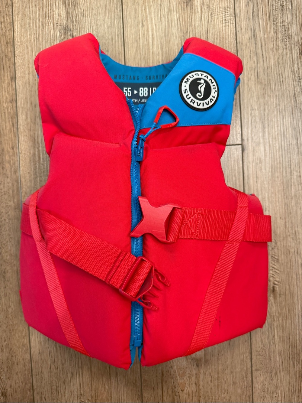 Kids' Red & Blue Swim Vest